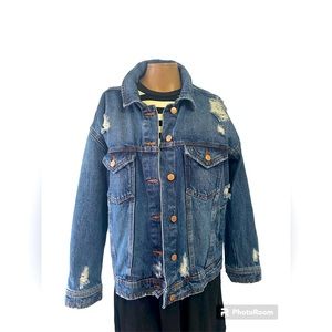 CELEBRITY PINK jean jacket oversized